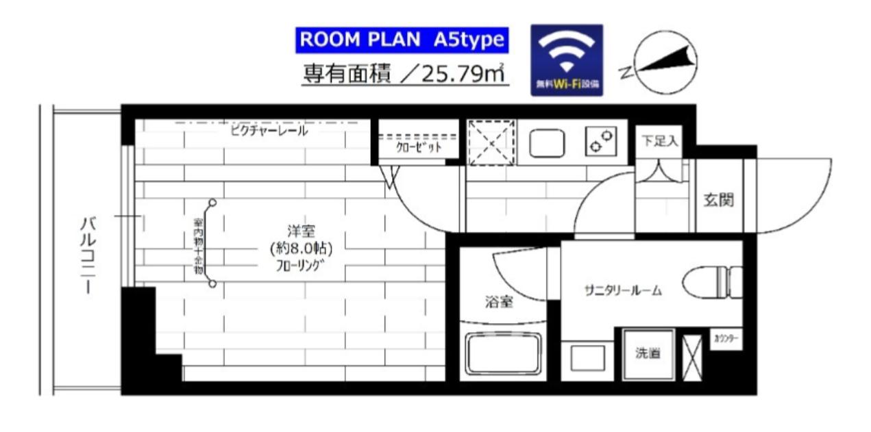 ステージグランデ東武練馬(1K/3階)の間取り写真