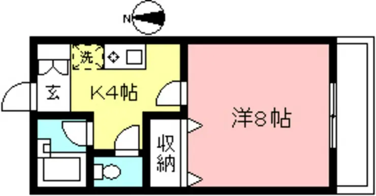 サニーハウス 1階階 間取り