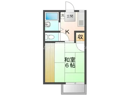 MINIハウス21(1K/2階)の間取り写真