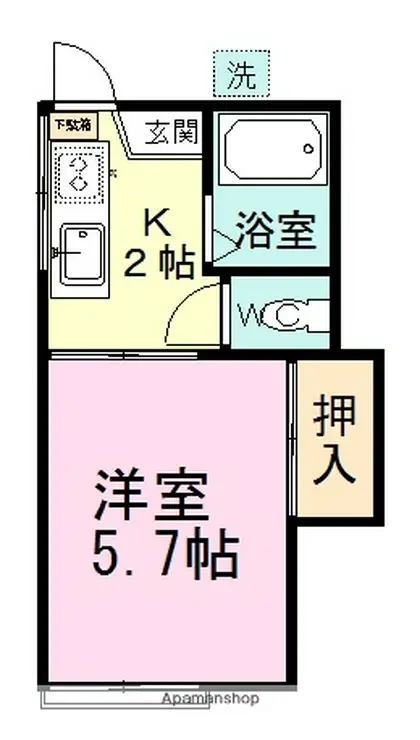 ドエル習志野 2階階 間取り