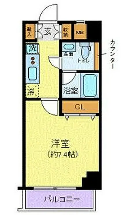 プレール・ドゥーク木場駅前 12階階 間取り