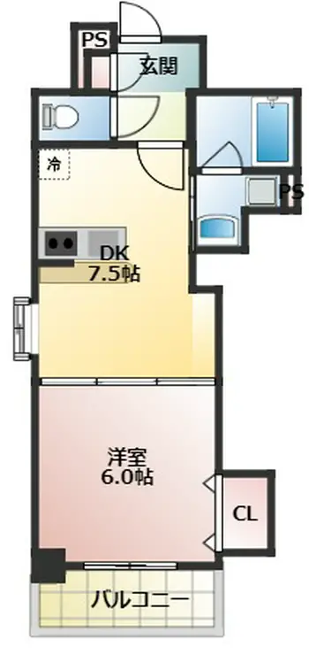 ブラウニー 8階階 間取り