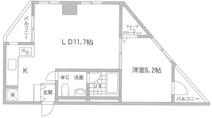 レジディア桜上水 3階階 間取り