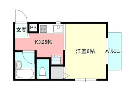 ポラール湘南(1K/1階)の間取り写真