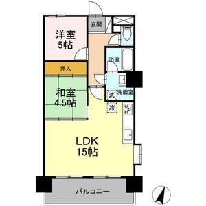 ラ・キャッスル21原II(2LDK/2階)の間取り写真