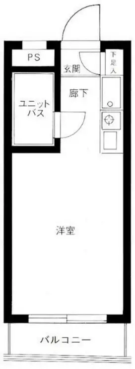 メインステージ目黒 3階階 間取り