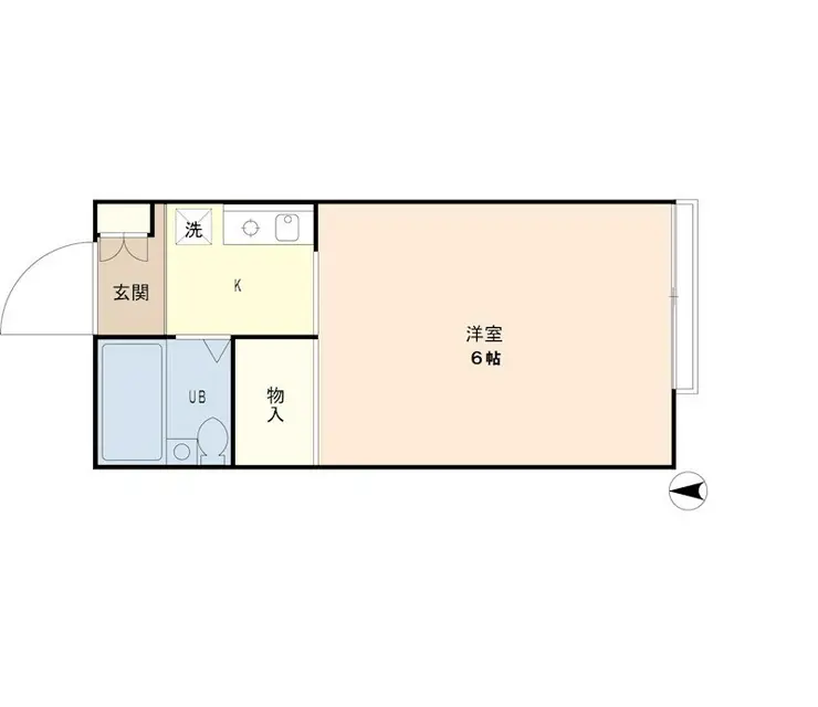 グランドゥール東浦和 1階階 間取り