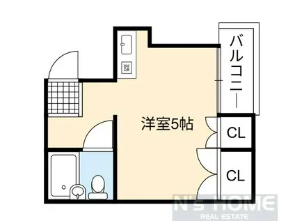 シティコート関目(ワンルーム/3階)の間取り写真