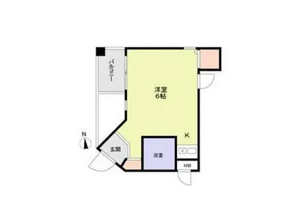 メゾンサトウ(ワンルーム/3階)の間取り写真