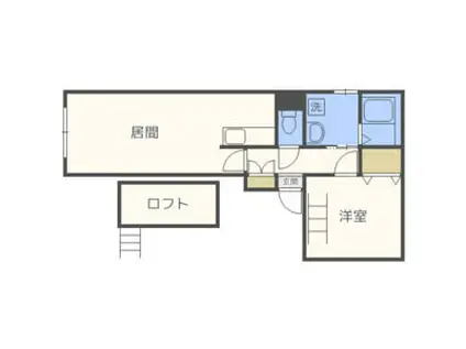 ディマーネ(1LDK/1階)の間取り写真