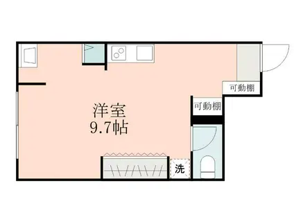 CASACATOSHI(ワンルーム/2階)の間取り写真