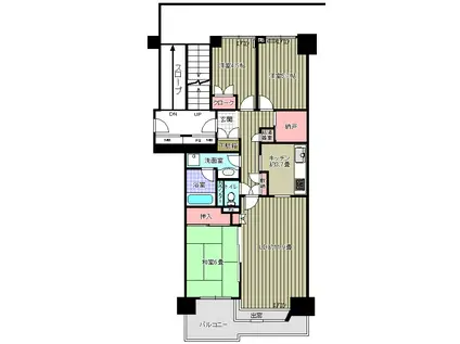 パークハウス新松戸311(3SLDK/5階)の間取り写真
