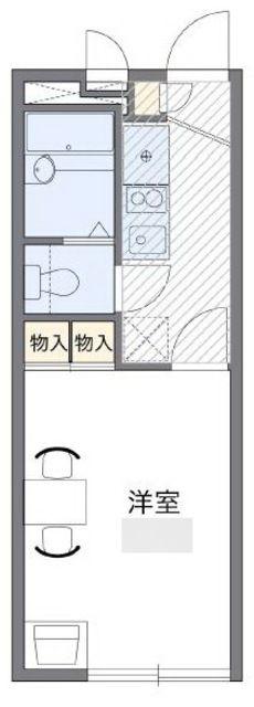 レオパレスエトワール南生田(1K/2階)の間取り写真