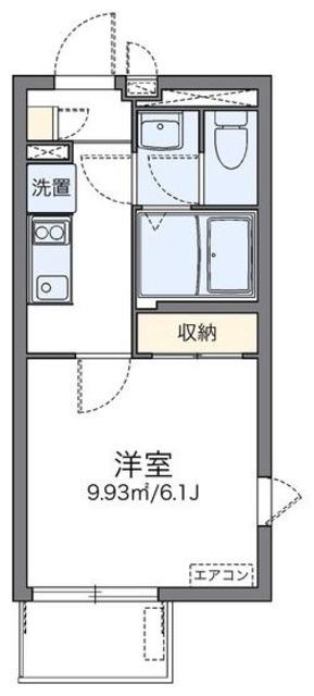 レオネクストファーストワイズ(1K/3階)の間取り写真