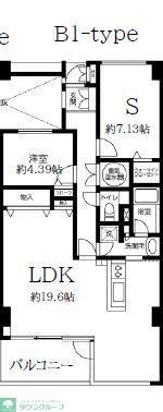 TLRレジデンス磯子駅前(1SLDK/8階)の間取り写真