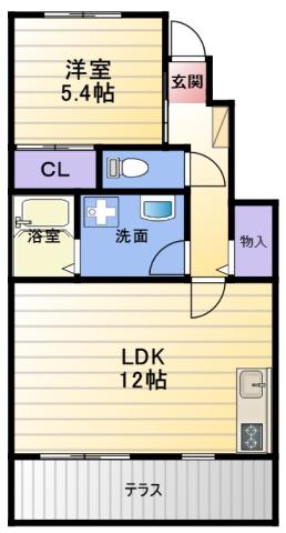 MICCHYS III(1LDK/1階)の間取り写真