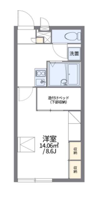 レオパレスZAMA(1K/2階)の間取り写真