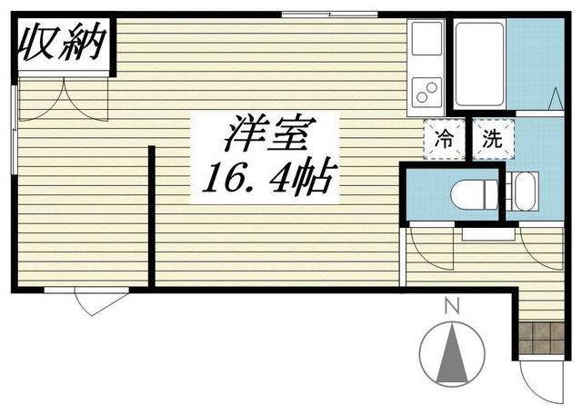 LAPIS上北沢II(ワンルーム/4階)の間取り写真