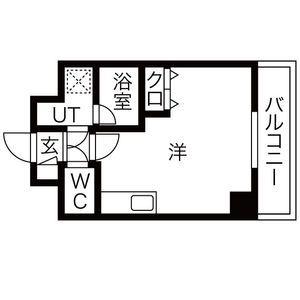 イースタンヒルズ藤が丘II(ワンルーム/3階)の間取り写真