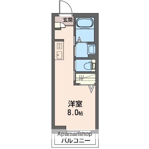 シャーメゾン アトレ(ワンルーム/2階)の間取り写真