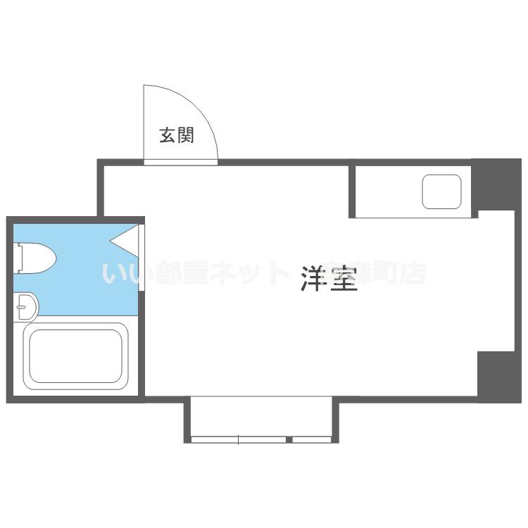昭和グランドハイツ第二菅栄(ワンルーム/2階)の間取り写真