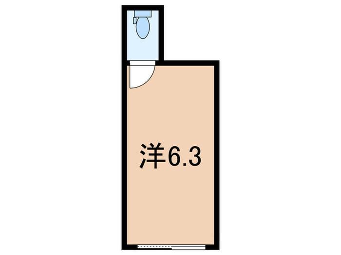 アーバンステージ中延(ワンルーム/1階)の間取り写真