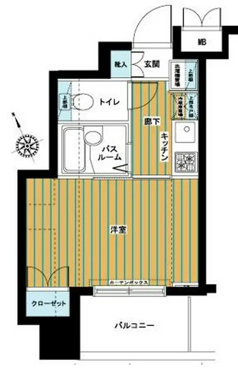 トーシンフェニックス目黒不動前 2階階 間取り