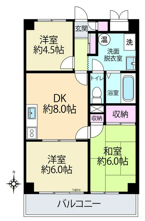 新城京浜ビル 6階階 間取り