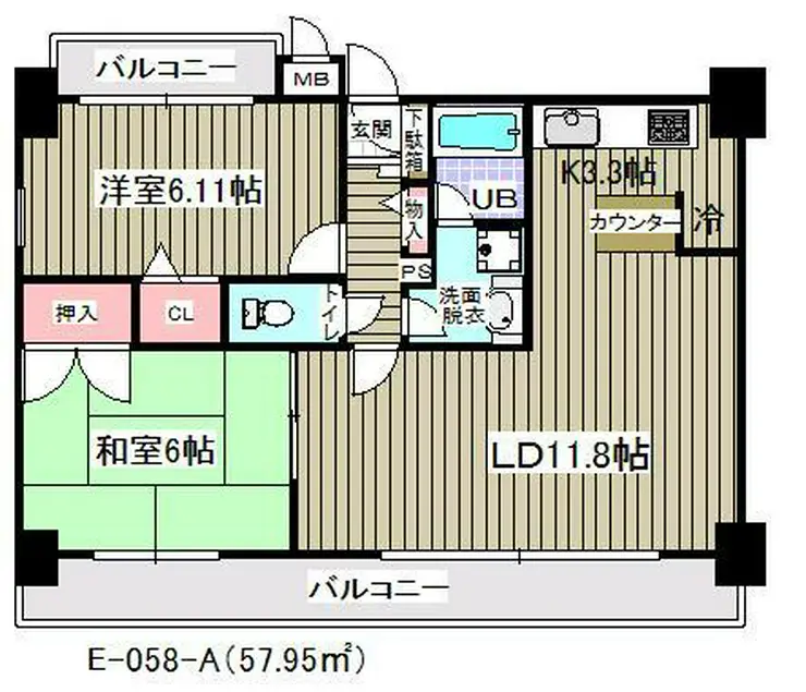 アウラ10 1階階 間取り