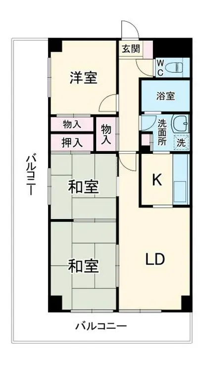 コンフォート桂台 2階階 間取り