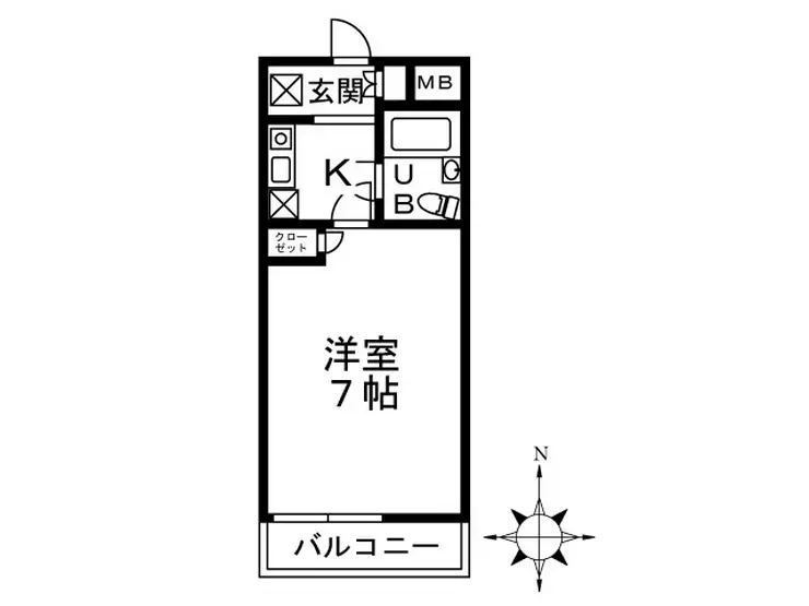 マリーンヴィラ湘南 1階階 間取り