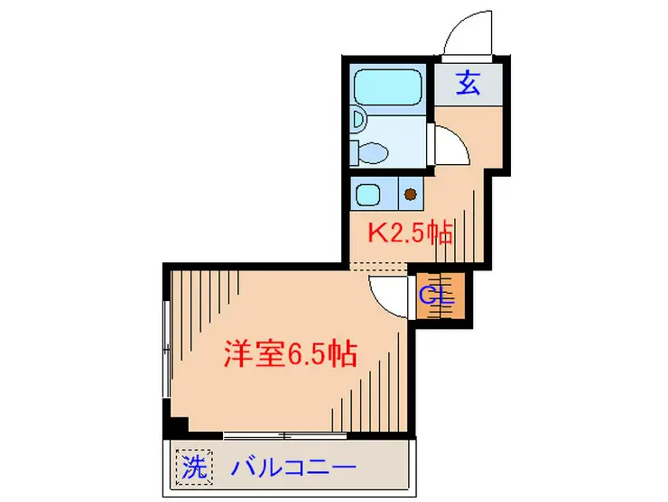 ドムス松宮A棟 2階階 間取り