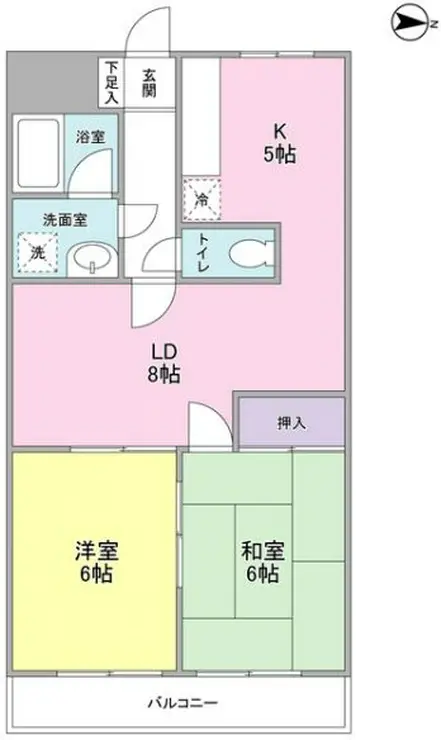 リヴェール青山 1階階 間取り