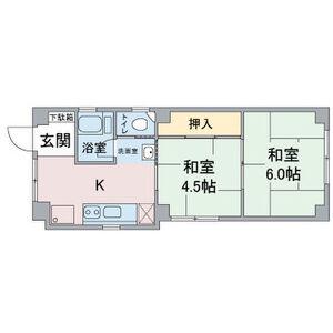 マ・メゾン御器所(2DK/3階)の間取り写真