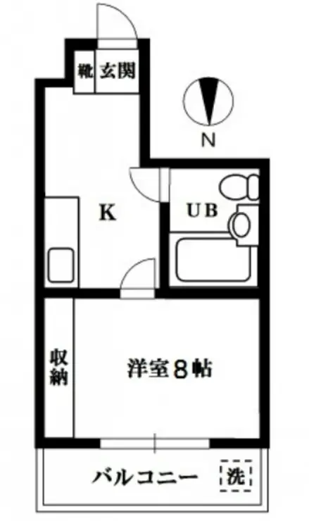 ベルメゾンヤスダ 4階階 間取り