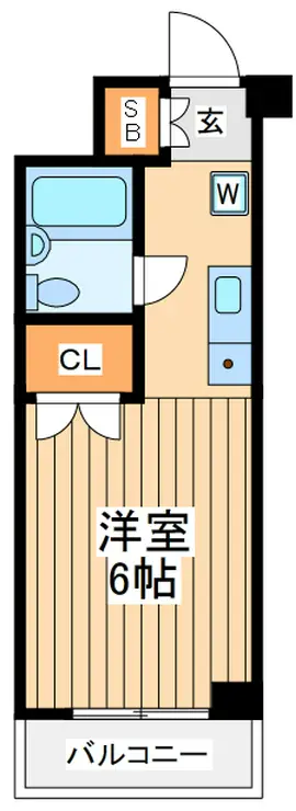 セシーズ新百合丘 3階階 間取り