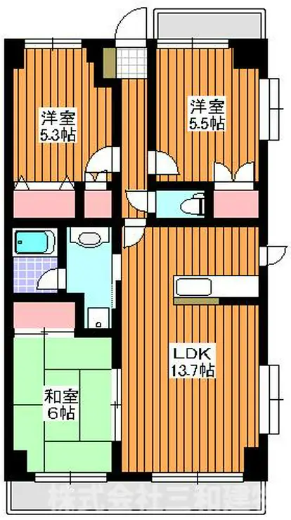 リブレ和光 2階階 間取り