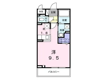 埼玉高速鉄道 鳩ケ谷駅 徒歩7分 3階建 築1年(1K/1階)の間取り写真