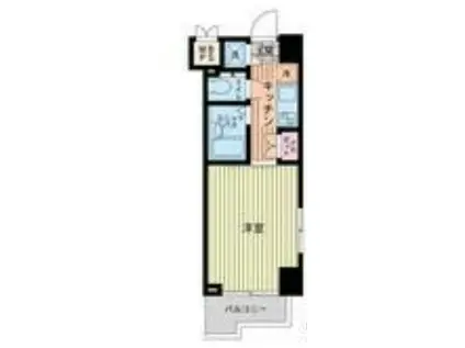 ルーブル早稲田(1K/3階)の間取り写真