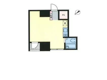 スカイコート後楽園第2(ワンルーム/9階)の間取り写真