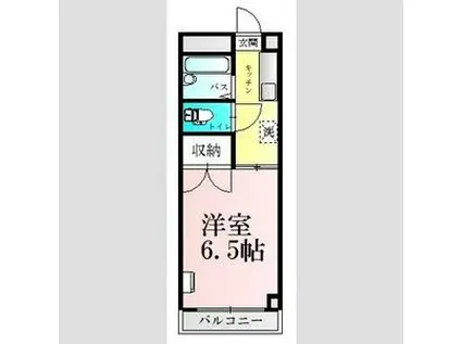 日成ヴィバーチェONE(1K/3階)の間取り写真