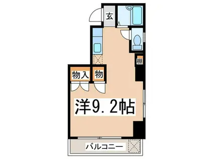 SSプラザ(ワンルーム/3階)の間取り写真