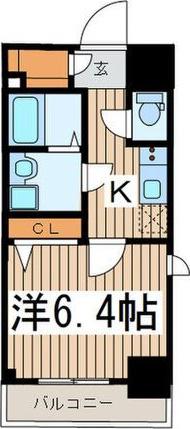 エスリード名古屋STATION ウエスト(1K/4階)の間取り写真