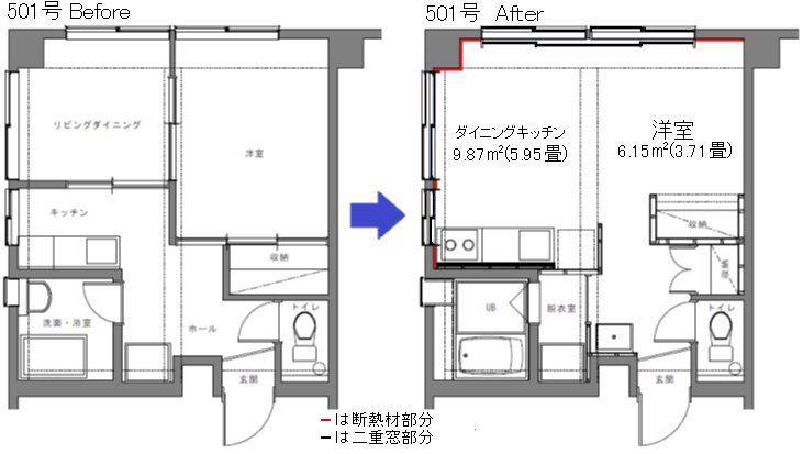 ルクール西千石(ワンルーム/5階)の間取り写真