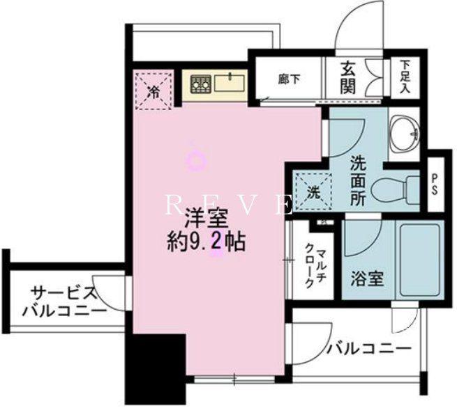 クラッシィハウス神田美土代町(ワンルーム/6階)の間取り写真