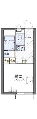 レオパレス夏(1K/2階)の間取り写真