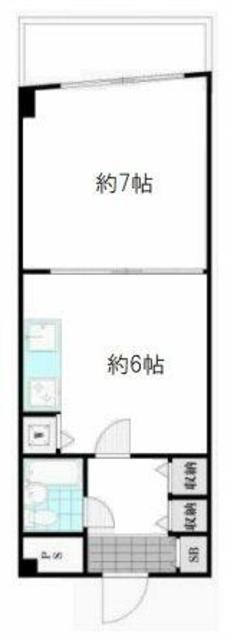 日興パレス羽田PARTII(1DK/4階)の間取り写真