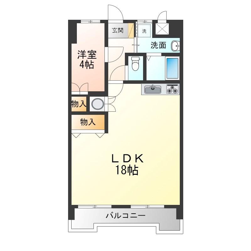 赤羽ハイツ(1LDK/11階)の間取り写真