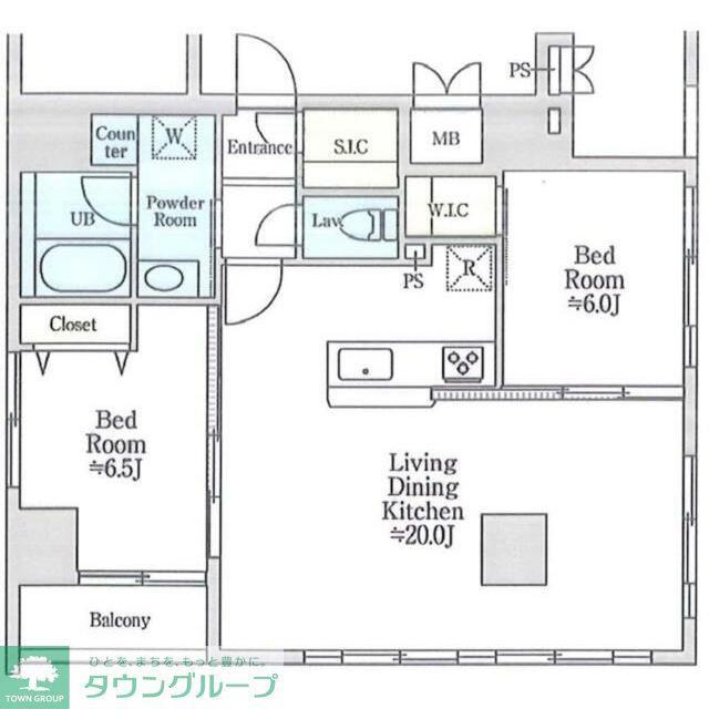 SUAVE PALAIS(2LDK/8階)の間取り写真
