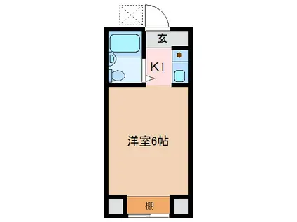 コーポ和幸(1K/3階)の間取り写真